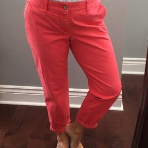 GAP Cropped Pants Coral